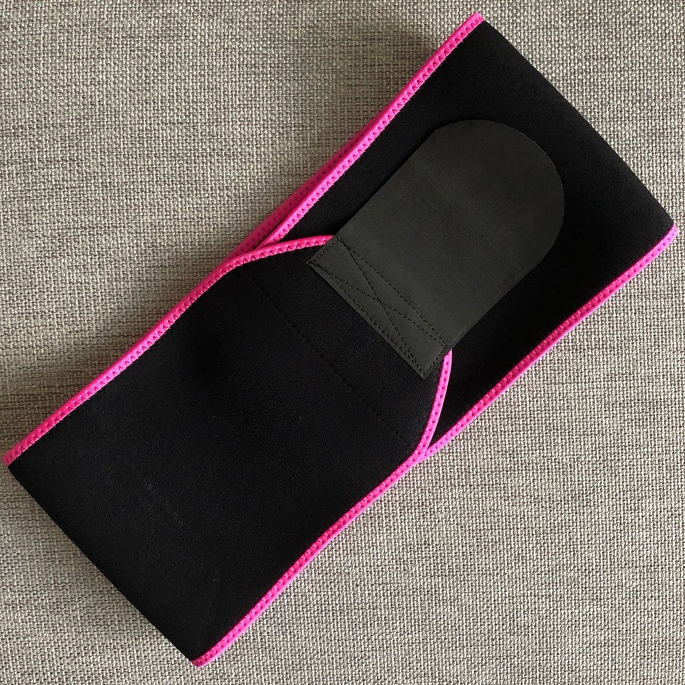 Waist Trimmer, Neoprene, Adjustable Body Shaper M